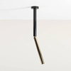 Sufitowa lampa tuba Stick 1067PL_G1_S Aldex metalowa czarny złoty