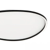 Natynkowy plafon ledowy 23211 LED 58W 3000K owalny czarny