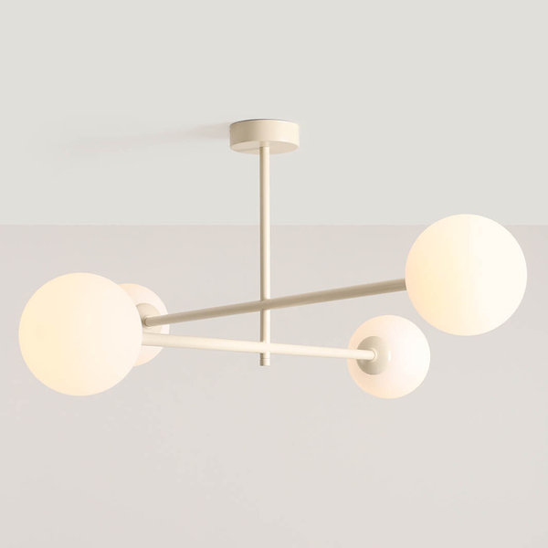 Przysufitowa lampa molekułowa PINNE 1080PL_L9 Aldex kremowy