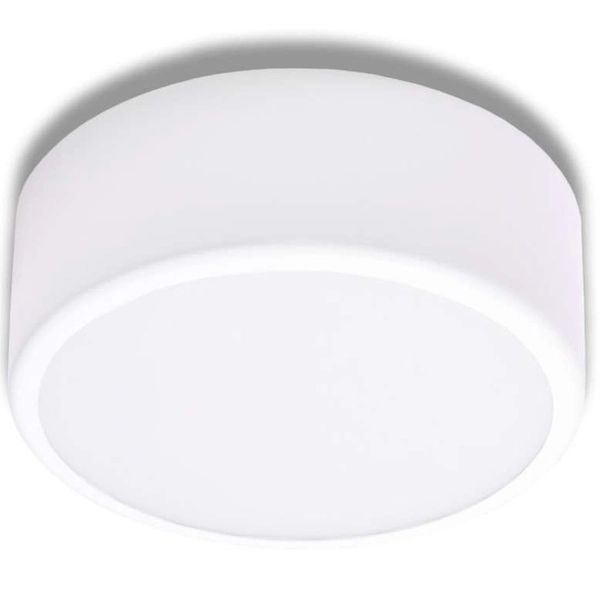 Plafon LAMPA sufitowa 137623691385 TEAM okrągła OPRAWA metalowa LED 24W 3000K natynkowa biała