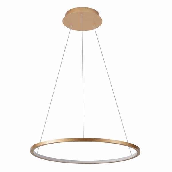 Lampa okrągła zwisowa Vinola PND-56135B-100RPC-GD-3KS4K-TRDIMM Italux LED 58W 3000-4000K złota