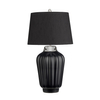 Lampa stołowa QN-BEXLEY-TL-BKPN na biurko nikiel czarna