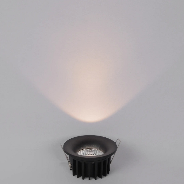 Lampa podtynkowa Cirro RL0104-CCT-BK Yaskr LED 9W 3000-4000K sufit czarna