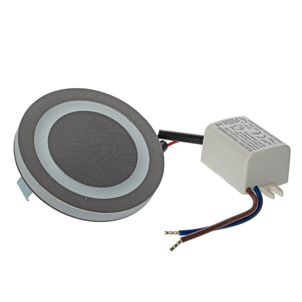 Lampa przyschodowa naścienna Oti EKS4338 LED 0,6W 3000K srebrny biały