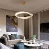 Lampa wisząca glamour Cristal CRLW-36W LED 36W 3000K złota