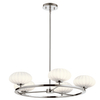 Wisząca lampa QN-PIM5-PC IP44 okrągła z kloszami chrom