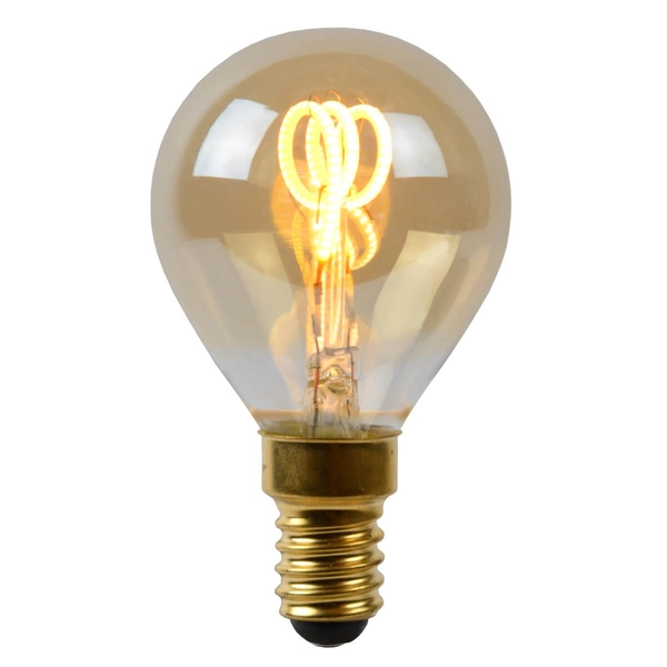 Żarówka bańka LED 49046/03/62 Lucide E14 3W 2200K 120lm bursztynowa