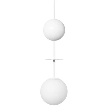 Kulista wisząca lampa do jadalni Oio OIA111P0 okrągła biała