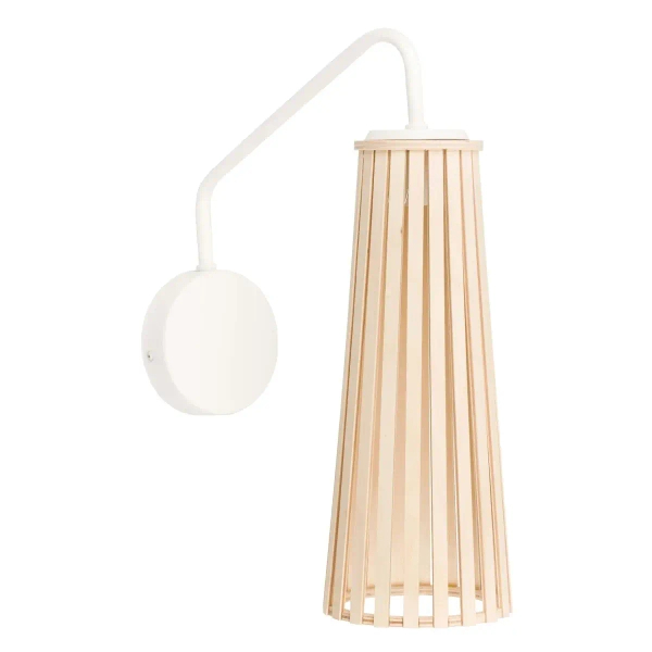 Drewniana lampa ścienna Dover 9261 ekologiczny kinkiet do salonu