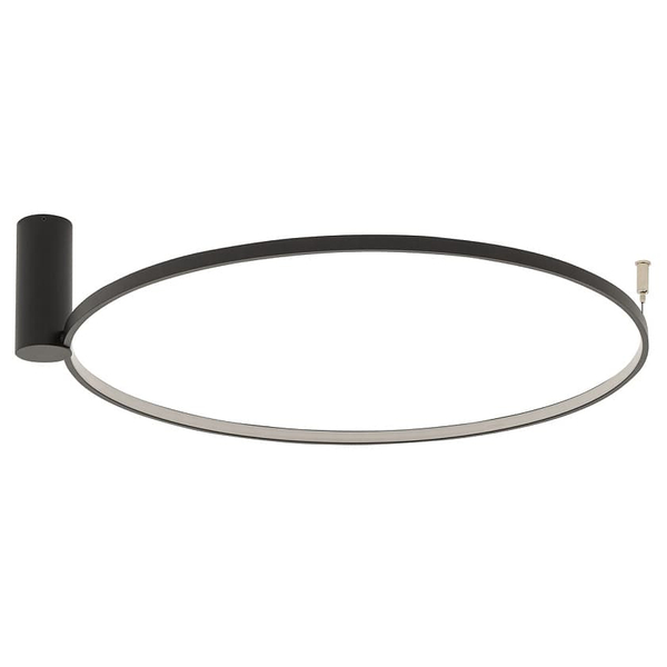 Kinkiet ring okrągły Circolo 10928 Nowodvorski LED 18W 3000K czarny