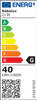 Ledowy plafon nowoczesny Lupita LED 40W 3000-6500K czarny biały