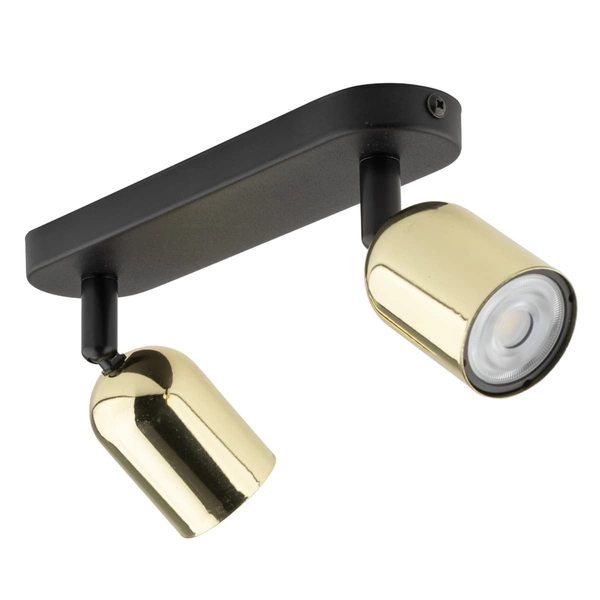 Podwójny reflektorek sufitowy Top 6031 TK Lighting podłużny tuby złoty