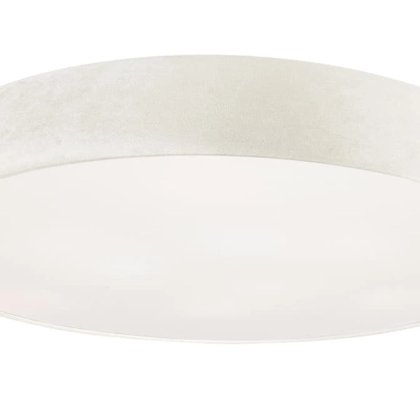 Aksamitna lampa sufitowa Laguna 8962 Nowodvorski okrągła kremowa