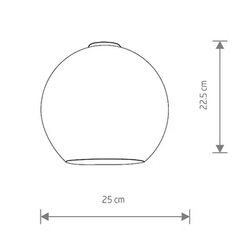 Sufitowy klosz Cameleon Polaris 10202 Nowodvorski przydymiony