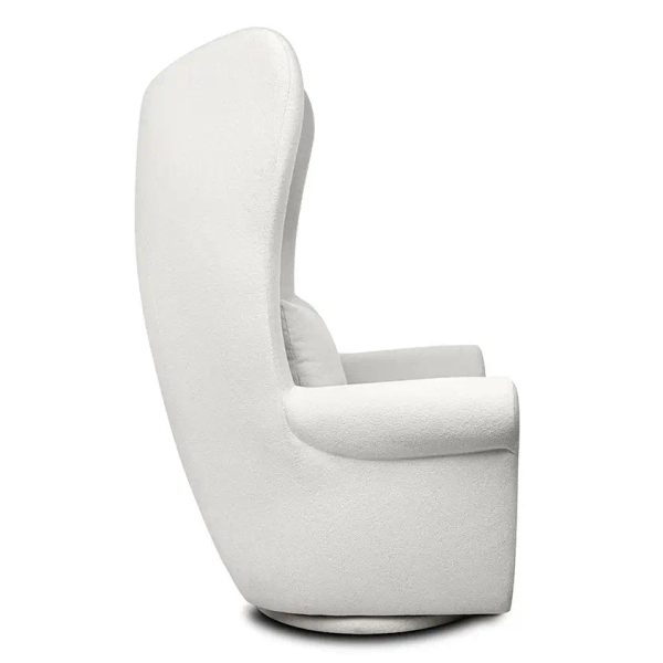 Fotel wypoczynkowy GROSDOS MM001501100349 biały tkaninowy 80cm