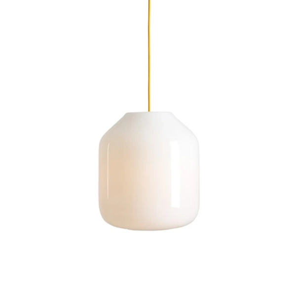 Lampa wisząca żótła FLASK ze szkła 1xE27 do salonu nad stół 8500G21_L