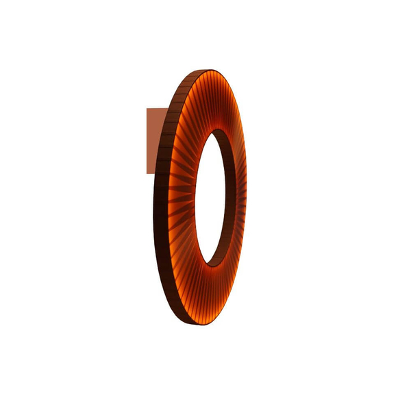 Lampa ścienna ring Nexo 4052 LED 49W 4000K terrakota czerwony