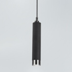 Nowoczesna LAMPA wisząca ZIRCON 5076 Rabalux minimalistyczny ZWIS tuba metalowa czarna