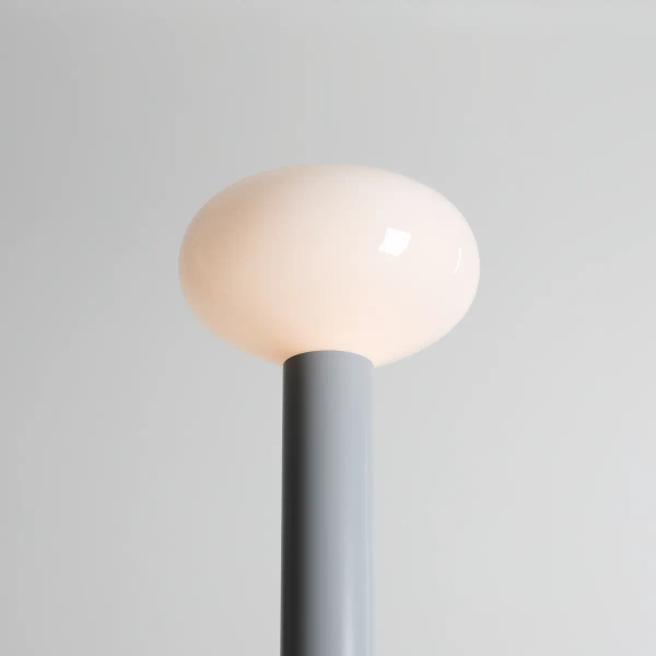 Podłogowa lampa skandynawska Flo Floor Grey 7000A22_M szara