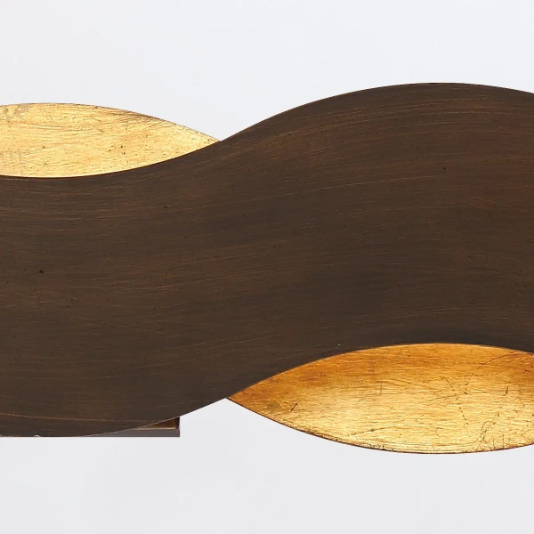 Kinkiet ścienny Vaughan QN-VAUGHAN-1W-BRZ-GD LED 35W 3000K brązowy