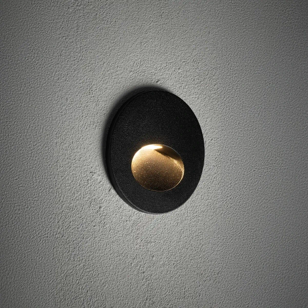 Lampa schodowa podtynkowa AVA 11530 LED 3W 3000K IP54 czarna