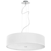 LAMPA wisząca 6774 metalowa OPRAWA okrągły zwis abażurowy czarny