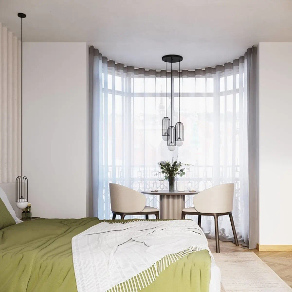 Lampa zwis na belce Brina SL.1334 Sollux kule nieregularna czarna