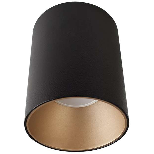 LAMPA sufitowa EYE TONE 8931 Nowodvorski metalowa OPRAWA tuba downlight czarna złota