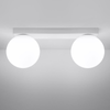 Przysufitowa lampa listwa Yoli SL.1147 Sollux do kuchni kule biała