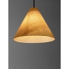 Boho lampa wisząca BRONTILA LE45382 stożek drewniany