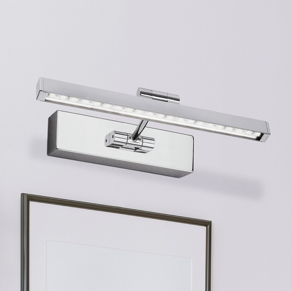 Kinkiet LAMPA ścienna PICTURE GUARD 3640 Rabalux regulowana OPRAWA klasyczna LED 5W 3000K galeryjka metalowa chrom