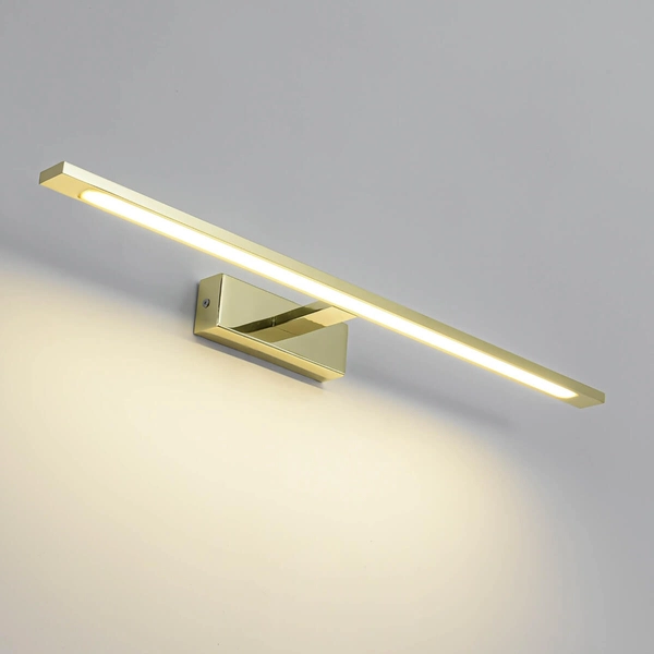 Łazienkowa LAMPA ścienna ISLA GS-LWB-20W/3 GOLD Light Prestige OPRAWA kinkiet LED 20W 3000K galeryjka nad lustro IP44 złota
