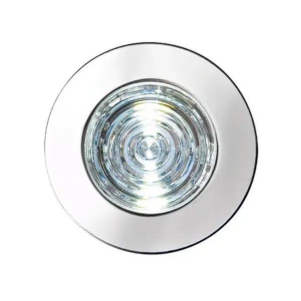 Wpustowe oczka 10 szt. IKON 76616 LED 0,75W 6500K z wtyczką IP67 srebrne
