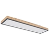 Nowoczesna LAMPA sufitowa DORO 416080WD4 Globo salonowa LED 24W 3000K prostokątny drewno