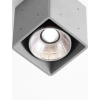 Kwadratowa lampa sufitowa TRAVONO LE75180 LED 10W 3000K IP65 szary