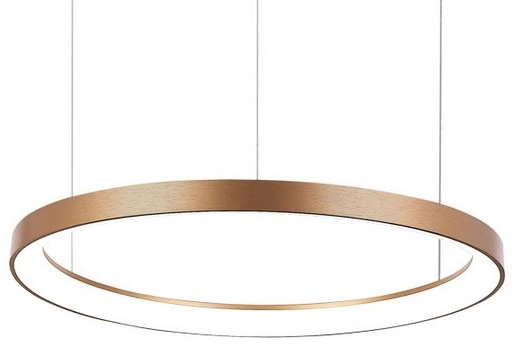 Lampa wisząca Agnes AZ5017 LED 38W pierścień złota 