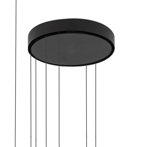 Lampa wisząca do salonu ring Circolo 10817 Nowodvorski LED 45W 3000K czarna