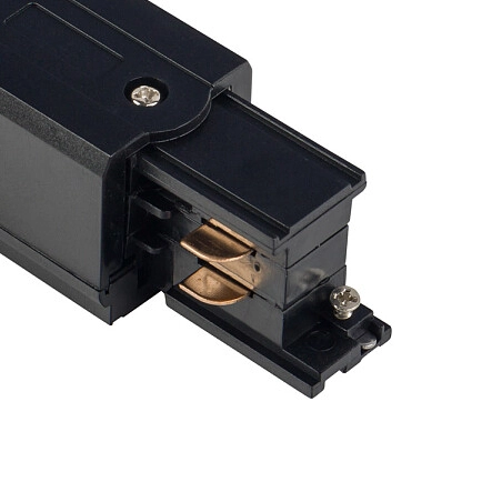 Zasilanie końcowe szynoprzewodu CTLS POWER END CAP 8233 Nowodvorski uziemienie lewe do 3-fazowej szyny natynkowej 230V czarne