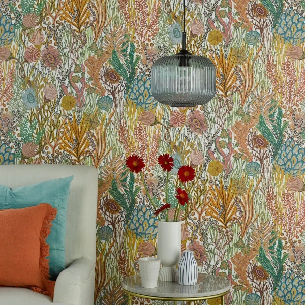 Szklana wisząca lampa Demarius DEM0123 do przedpokoju niebieska czarna