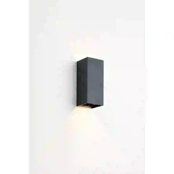 Zewnętrzna lampa ścienna ZERMAT antracyt W0468 2xLED 24W 3000K IP65 góra-dół
