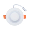 Minimalistyczny plafon HELIOS H0144 biały okrągły LED 6W 2200-6000K