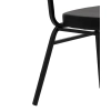 Ergonomiczne krzesło bankietowe Hebe KH1501100312 czarna