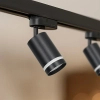 Sufitowa lampa do szyn 3-obwodowych Pipe ML2308 tubka czarny