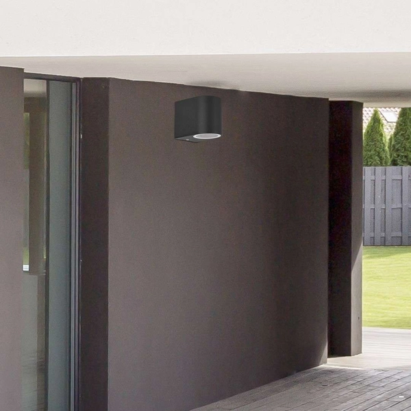 Kinkiet LAMPA zewnętrzna CHILE 8029 Rabalux metalowa OPRAWA elewacyjna do ogrodu IP44 outdoor czarny