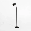 Podłogowa minimalistyczna lampa BOSCA  F4102-BK regulowana czarna