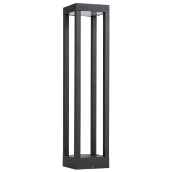 Zewnętrzna LAMPA stojąca STRUCTURE LED 8145 Nowodvorski metalowa OPRAWA ogrodowa LED 13W 3000K outdoor IP54 czarna