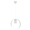 Lampa zwisowa okrągła ORTIGA 5042 Shilo metalowa biała