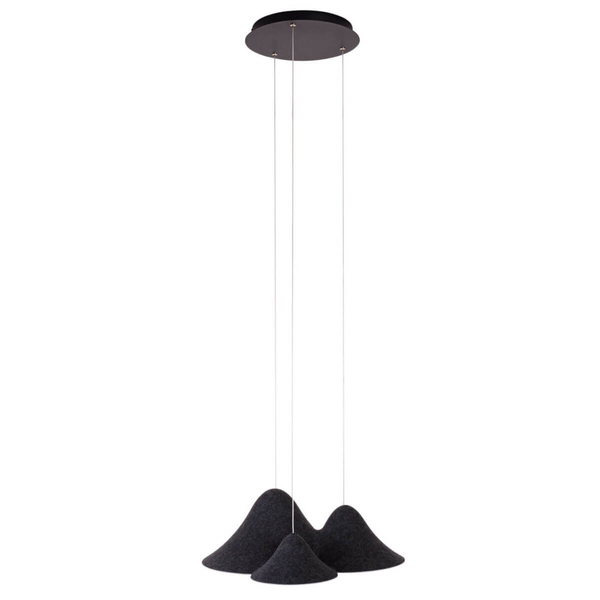 Wisząca lampa Bellmond P0565 Maxlight LED 21W 3000K potrójna czarna