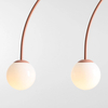 Molekułowa lampa wisząca nad stół UNA 1116L11_S Aldex koralowy
