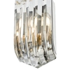 Kinkiet ścienny Eltham ELT0938-EH Dar Lighting kryształy rokoko srebrny